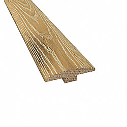 Prefinished Vintage French Oak Hardwood 1/4 in thick x 2 in wide x 78 in Length T-Molding